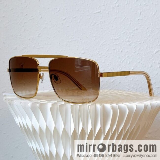 LV Louis Vuitton Square Men\'s Sunglasses