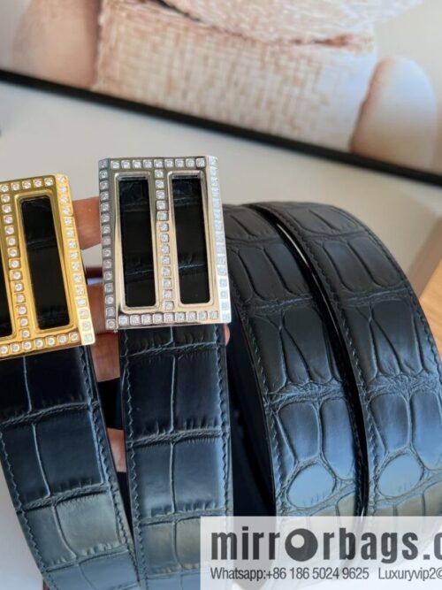 wsxc1673530893156_0-800x800tju20uzz2c043571_20250629232028.jpg STEFANO RICCI STEFANO RICCI, imported cowhide pressed crocodile pattern men\'s 3.5cm belt