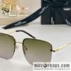 SAINT LAURENT Saint Laurent half-frame unisex sunglasses