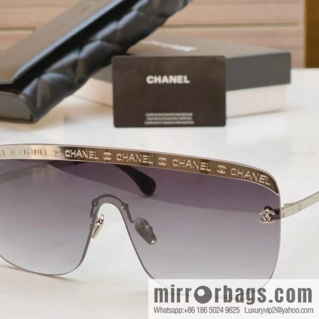 Chanel\'s new integrated lenses unisex sunglasses