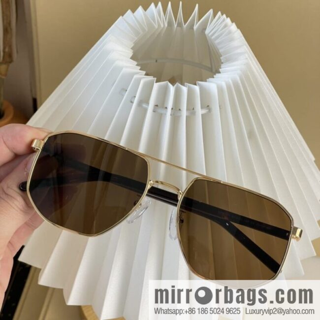 Prada Metal Frame Unisex Sunglasses