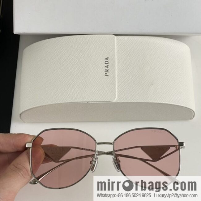 Prada Triangle Design Temple Women\'s Sunglasses