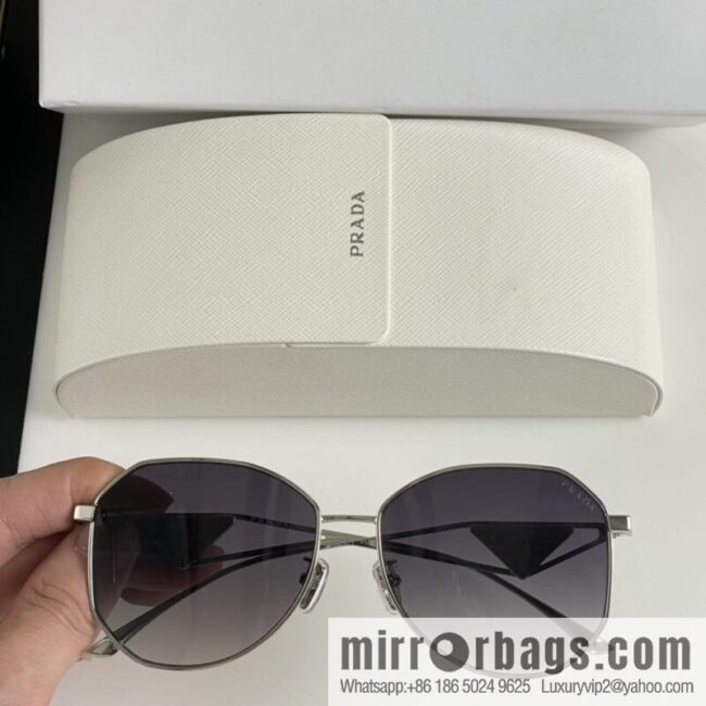 Prada Triangle Design Temple Women\'s Sunglasses