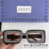 GUCCI Gucci official website catwalk model square frame women\'s sunglasses