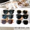 Chanel square versatile double c embellished women\'s sunglasses