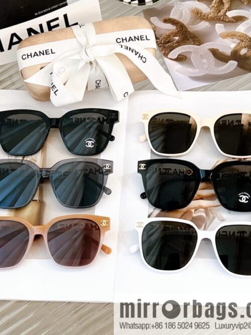 Chanel square versatile double c embellished women\'s sunglasses