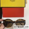 Fendi Round Frame Women\'s Sunglasses