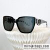 PRADA temple triangle embellished sunglasses