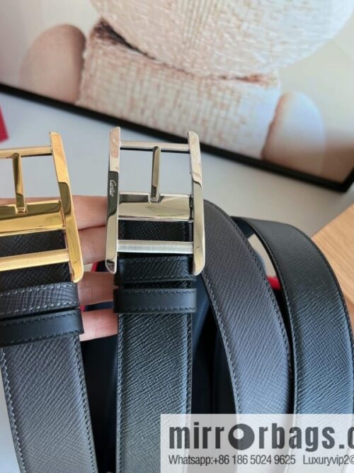 wsxc1675772636750_0-800x800sypvj0ixv5i43364_20250629231844.jpg Cartier, textured grey cowhide double-sided men\'s belt
