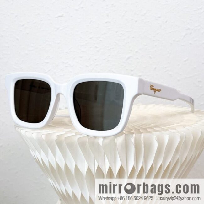 Ferragamo square unisex sunglasses
