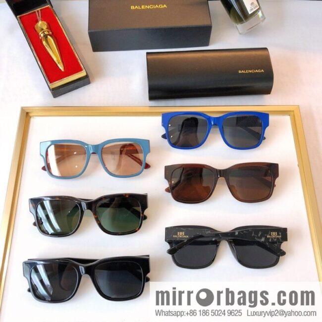 BALENCIAGA Balenciaga men\'s and women\'s same frame sunglasses