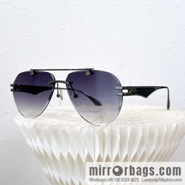 MAYBACH Maybach rimless oval sunglasses
