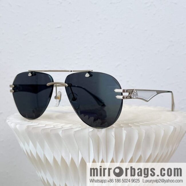 MAYBACH Maybach rimless oval sunglasses