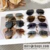 MAYBACH Maybach rimless oval sunglasses