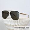 LV Louis Vuitton Half Frame Unisex Sunglasses