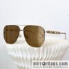 LV Louis Vuitton Half Frame Unisex Sunglasses