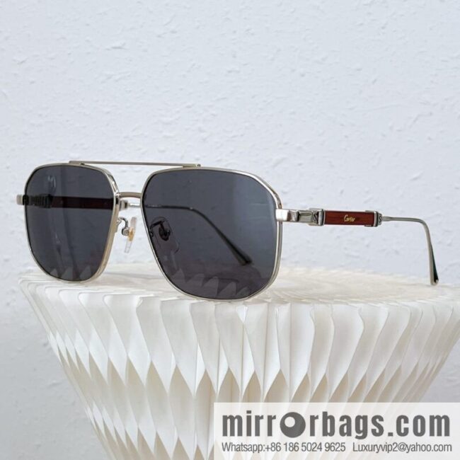 Cartier Metal Box Men\'s Sunglasses