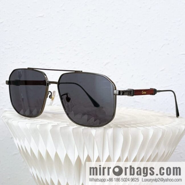 Cartier Metal Box Men\'s Sunglasses