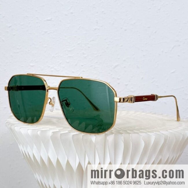 Cartier Metal Box Men\'s Sunglasses