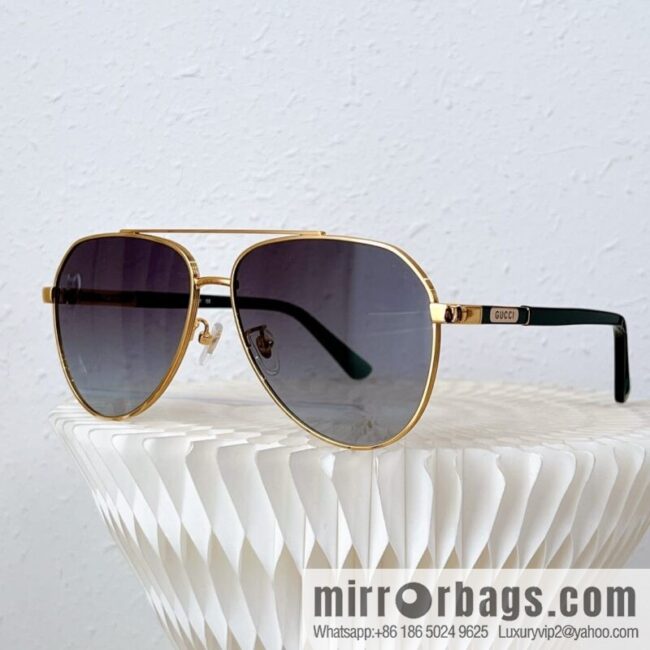 GUCCI Gucci Metal Toad Frame Unisex Sunglasses