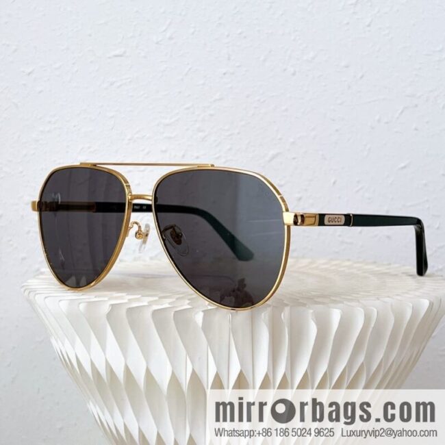 GUCCI Gucci Metal Toad Frame Unisex Sunglasses