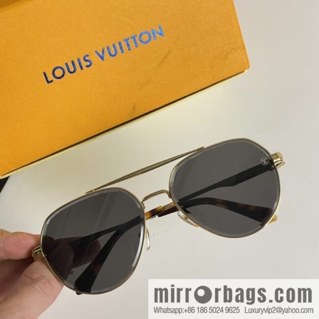 LV Louis Vuitton Classic Toad Mirror Sunglasses