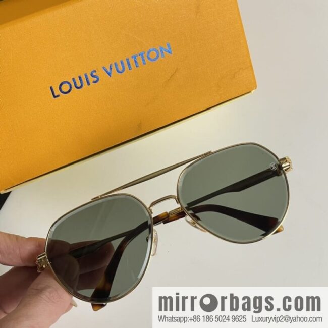 LV Louis Vuitton Classic Toad Mirror Sunglasses