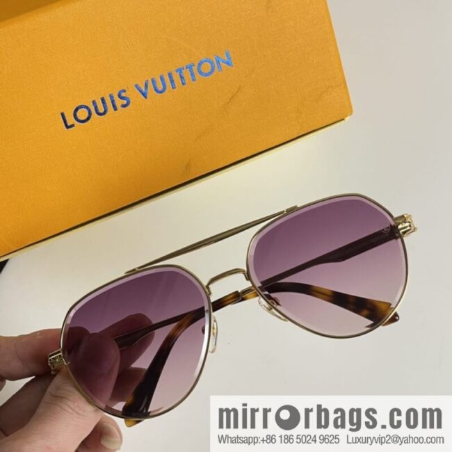 LV Louis Vuitton Classic Toad Mirror Sunglasses