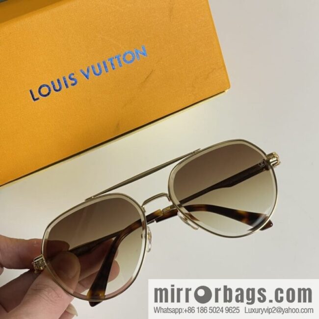 LV Louis Vuitton Classic Toad Mirror Sunglasses