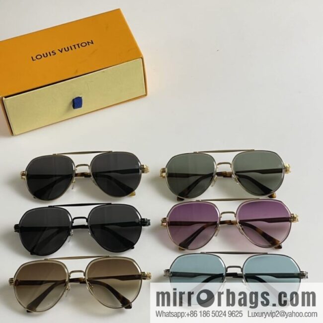 LV Louis Vuitton Classic Toad Mirror Sunglasses