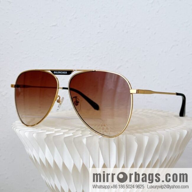 BALENCIAGA Balenciaga metal toad sunglasses