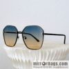 Chanel irregular frame unisex sunglasses