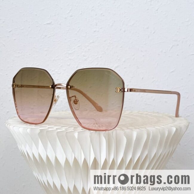 Chanel irregular frame unisex sunglasses