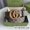 Gucci Gucci GG Supreme Double G Buckle Belt 4.0cm