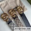 Gucci Gucci GG Supreme Double G Buckle Belt 4.0cm