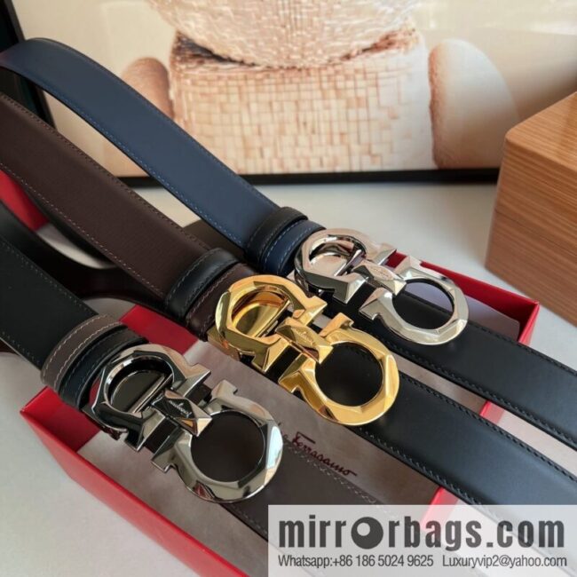 FERRAGAMO Ferragamo, high-quality men\'s 3.5cm belt