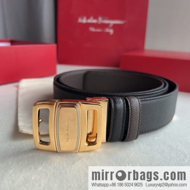 FERRAGAMO Ferragamo, high-quality men\'s 3.5cm belt