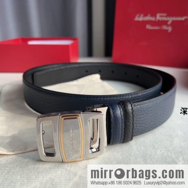 FERRAGAMO Ferragamo, high-quality men\'s 3.5cm belt