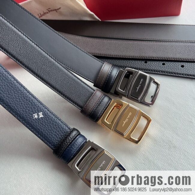 FERRAGAMO Ferragamo, high-quality men\'s 3.5cm belt