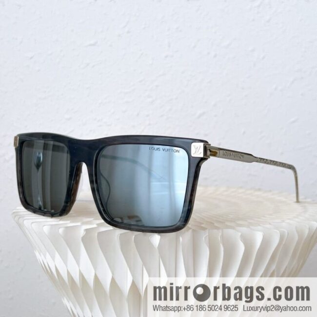 LV Louis Vuitton Square Unisex Sunglasses