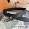 LV/Louis Vuitton, Metal Buckle Men\'s 35mm Vendome Belt