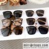 CELINE Celine Arc de Triomphe temple letter logo square sunglasses