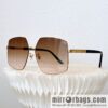 LV Louis Vuitton Metal Large Frame Unisex Sunglasses