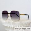 LV Louis Vuitton Metal Large Frame Unisex Sunglasses