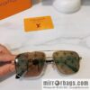 LV Louis Vuitton square unisex sunglasses