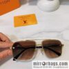 LV Louis Vuitton square unisex sunglasses