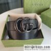 Gucci Gucci, men\'s 3.8cm belt made of imported cowhide Seiko