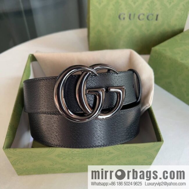 Gucci Gucci, men\'s 3.8cm belt made of imported cowhide Seiko