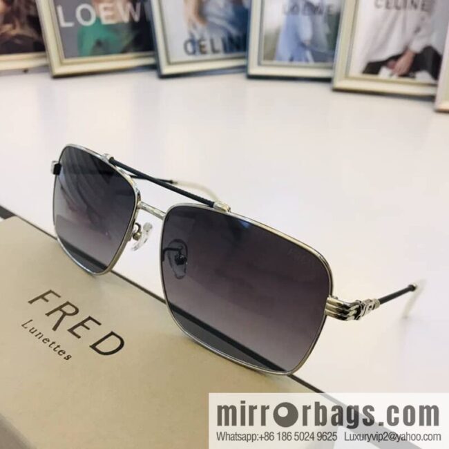 FRED flanged square unisex sunglasses