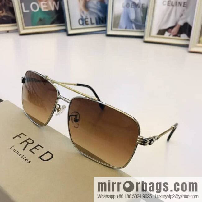 FRED flanged square unisex sunglasses